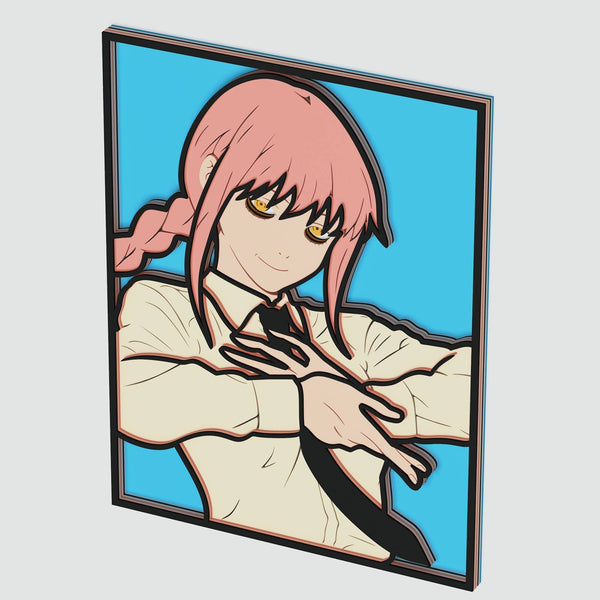 Makima (Chainsaw Man) Layered Design for cutting