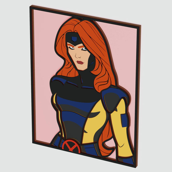 Jean Grey (X - Men) Layered Design for cutting