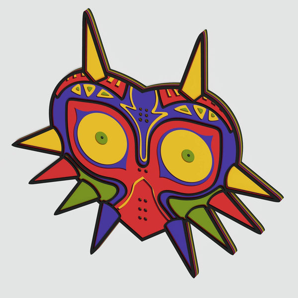 Majora’s Mask (Zelda) Layered Design for cutting