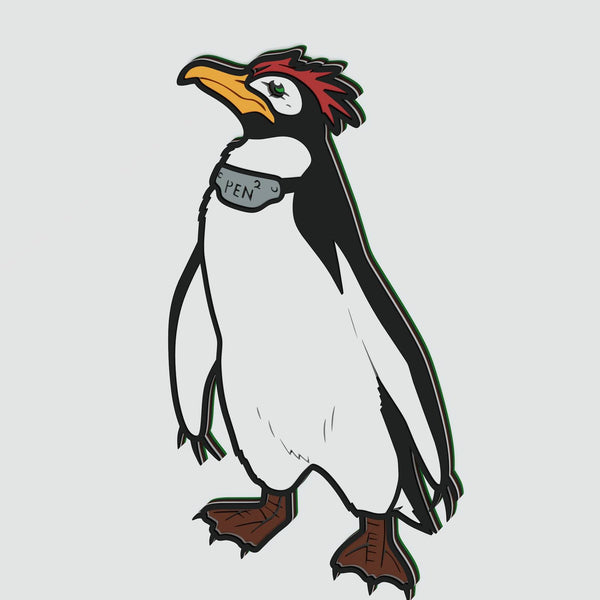 Pen Pen (Evangelion) Layered Design for cutting