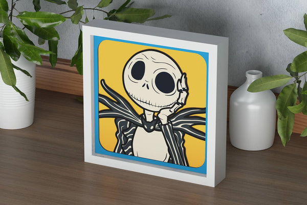 Jack Skellington Shadow Box. File for cutting