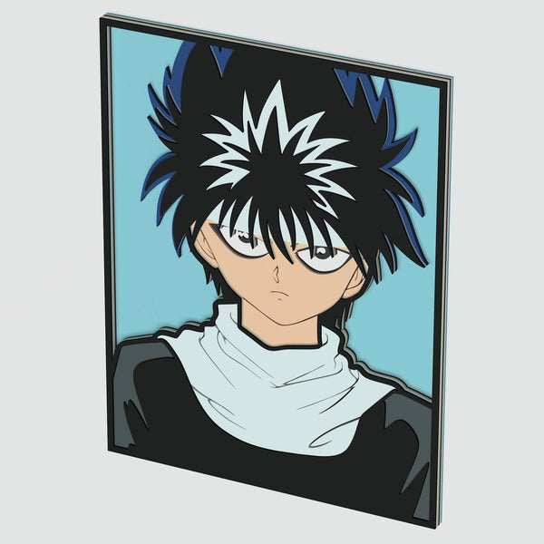 Hiei (YuYu Hakusho) Layered Design for cutting