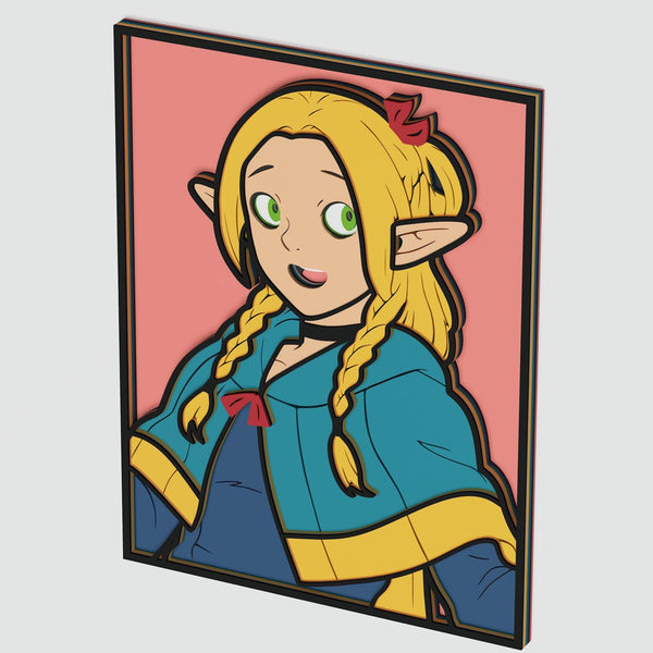 Marcille Donato (Delicious in Dungeon) Layered Design for cutting