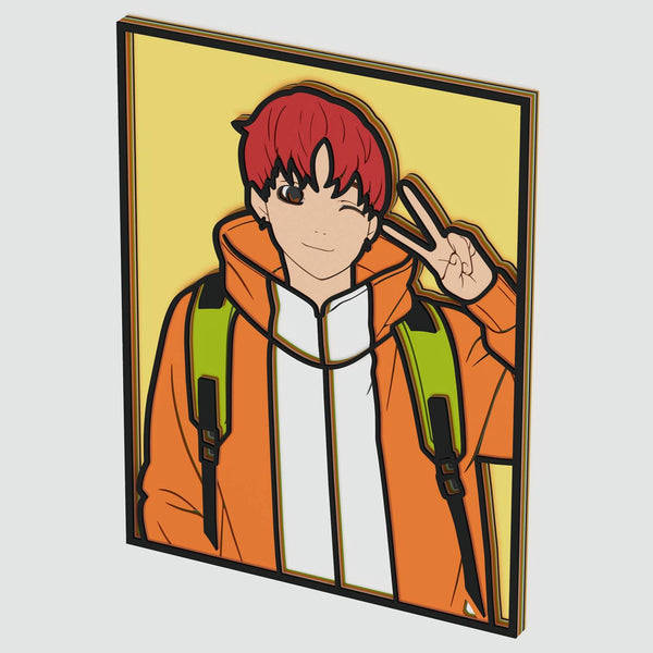 Jiji (Dandadan) Layered Design for cutting