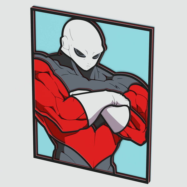 Jiren (Dragon Ball) Layered Design for cutting