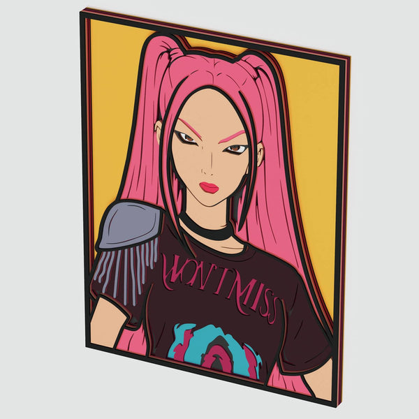 Mira (K-Pop Demon Hunters) Layered Design for cutting