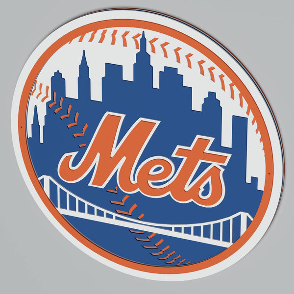 New York Mets Layered Design for cutting