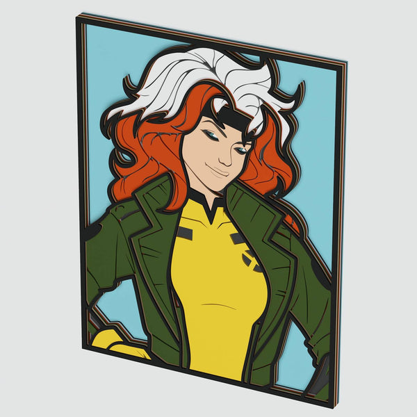 Rogue (X - Men 97) Layered Design for cutting