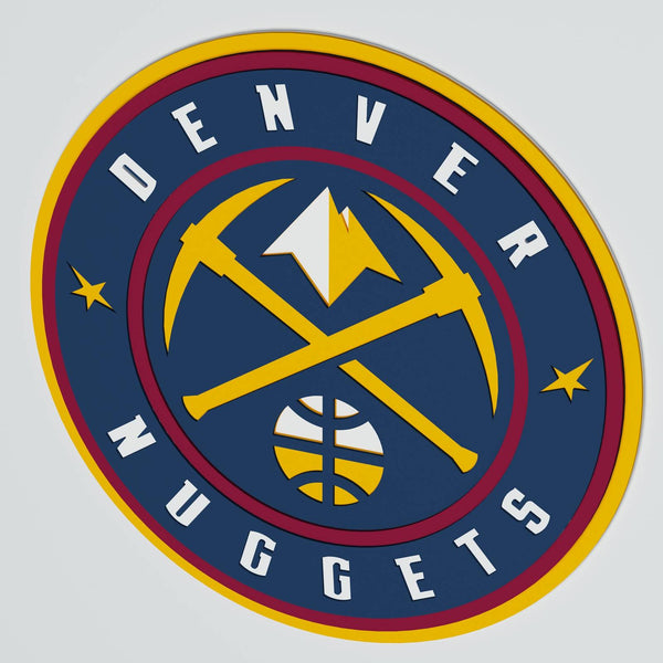 Denver Nuggets Layered Design for cutting