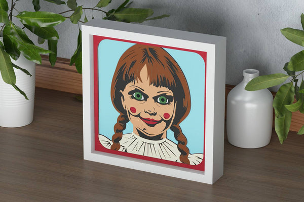 Annabelle Shadow Box. File for cutting