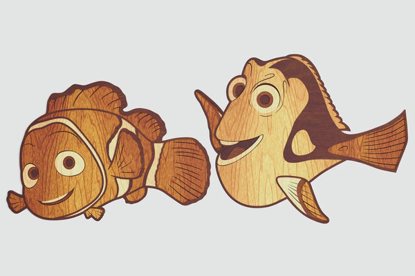 Nemo And Dory Layered Design for cutting