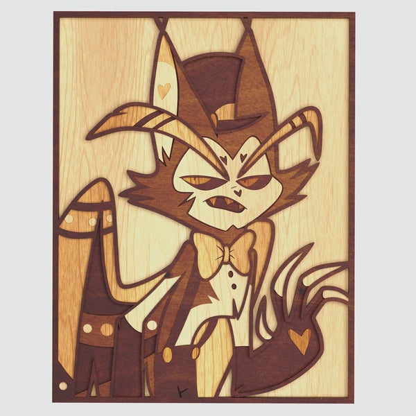 Husk From Hazbin Hotel Layered Design for cutting