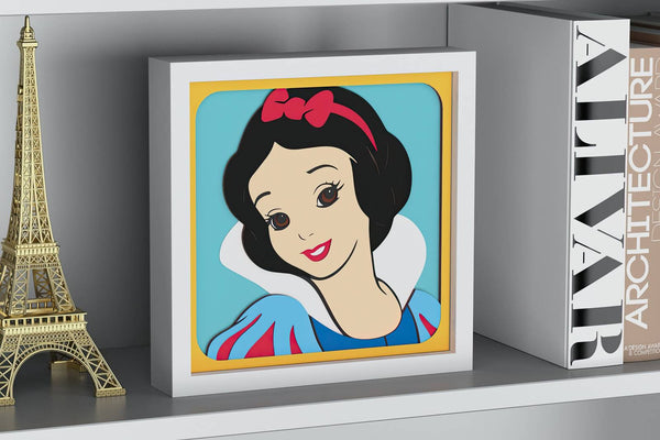 Snow White Shadow Box. File for cutting