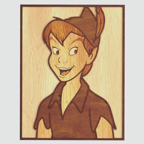 Peter Pan Portrait Layered Design for cutting