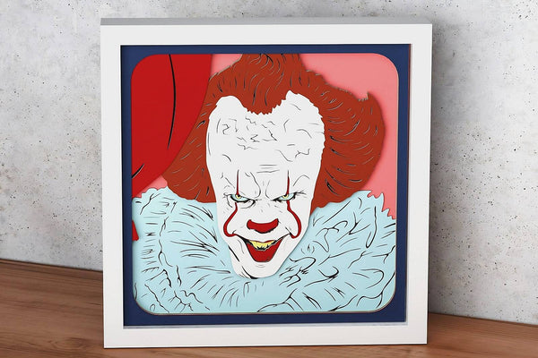 Pennywise Shadow Box. File for cutting