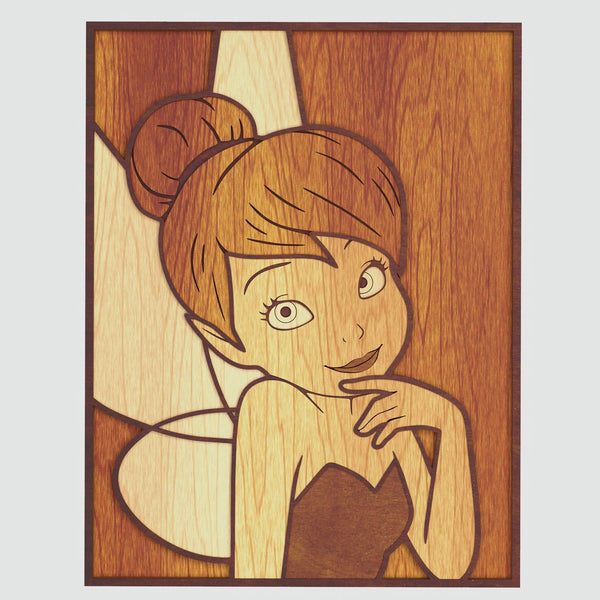 Tinkerbell Portrait Layered Design for cutting