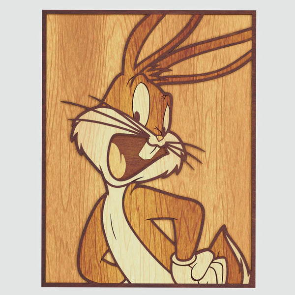 Bugs Bunny Portrait Layered Design for cutting
