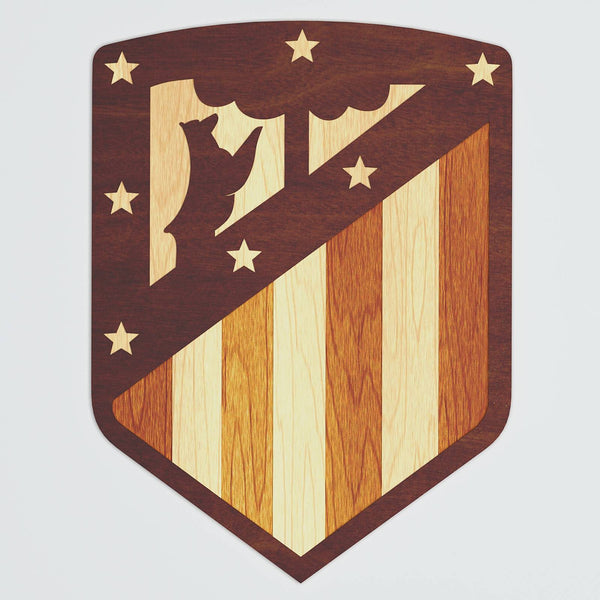 Atletico Madrid Logo Layered Design for cutting