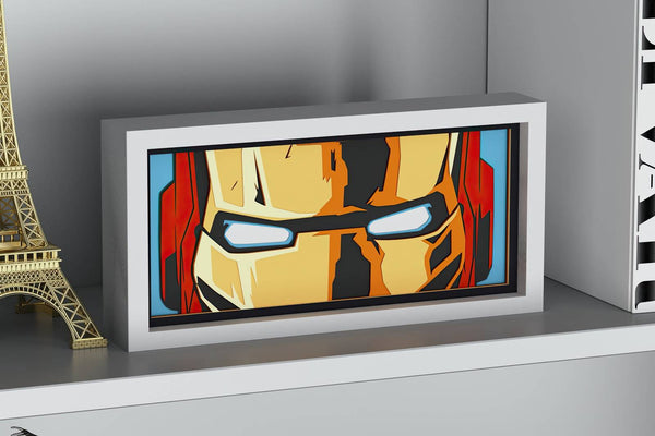 Iron Man Eyes Shadow Box. File for cutting