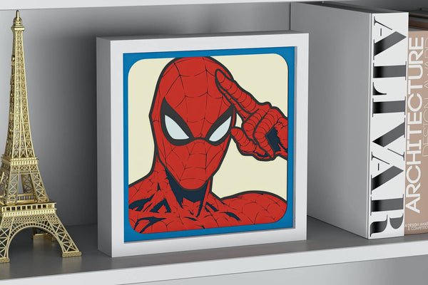 Spider Man Shadow Box. File for cutting