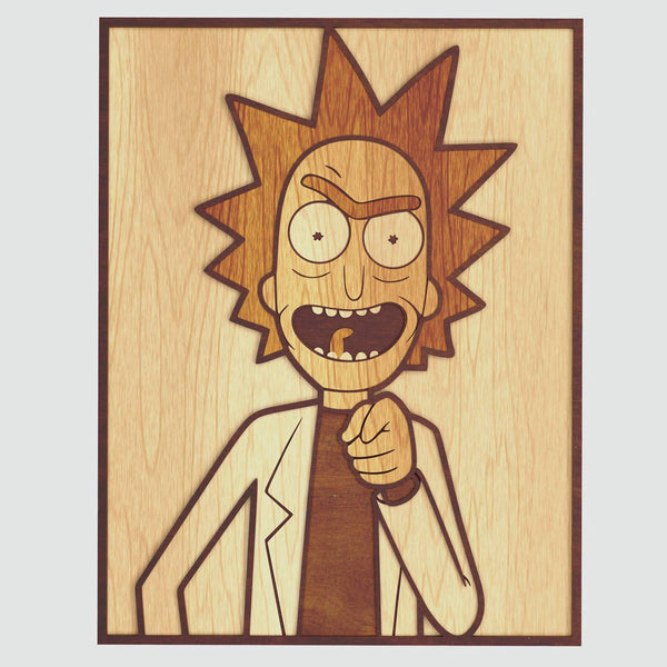 Rick Sanchez v3 Layered Design for cutting