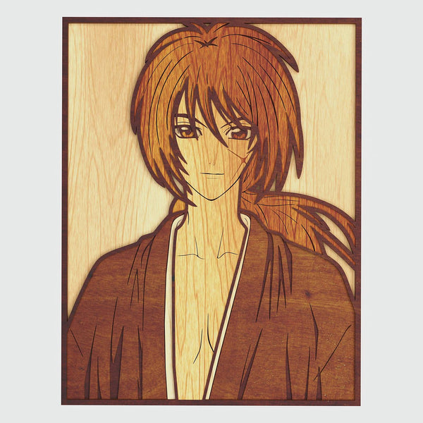 Himura Kenshin Layered Design for cutting