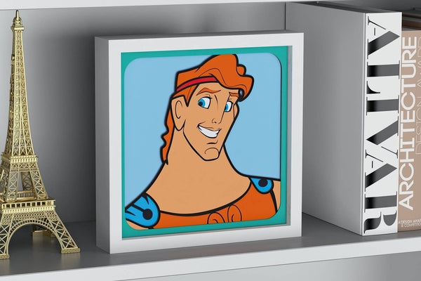 Hercules Shadow Box. File for cutting