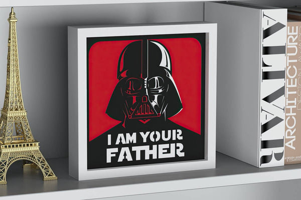 Darth Vader Shadow Box. File for cutting