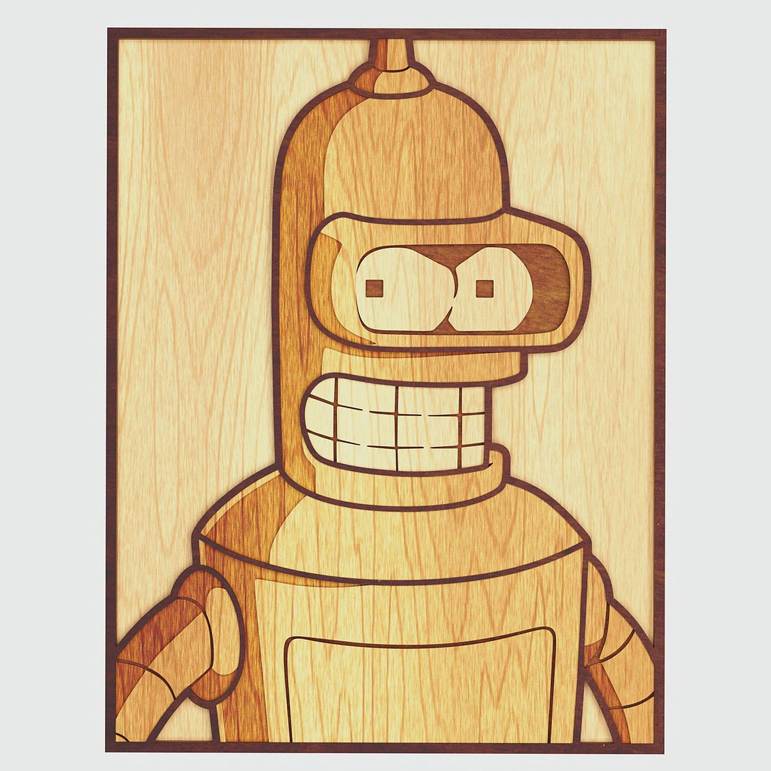 Bender Layered Design for cutting - LaserCraftum