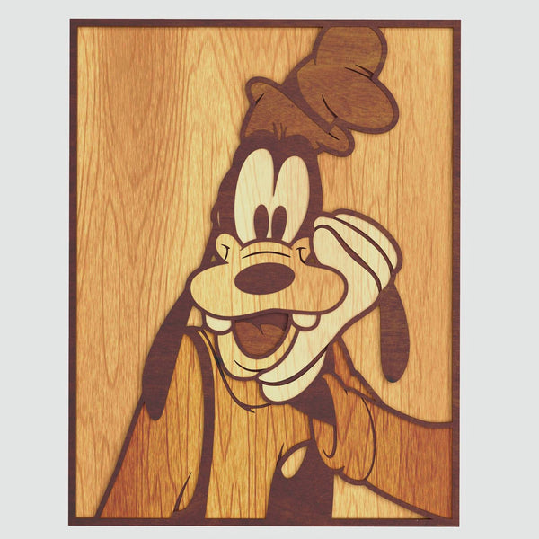 Goofy Portrait Layered Design for cutting