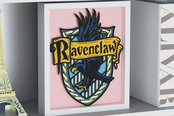 Ravenclaw Shadow Box. File for cutting