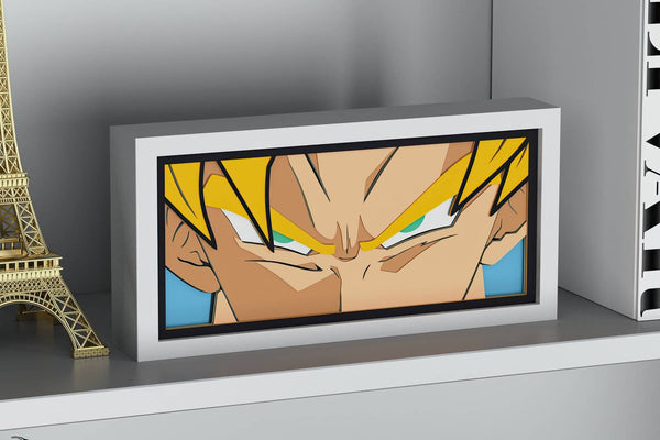 Goku Eyes Shadow Box. File for cutting