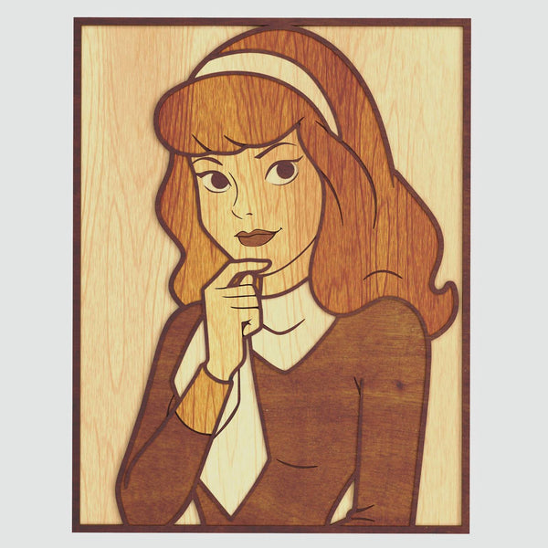 Daphne Blake Portrait Layered Design for cutting