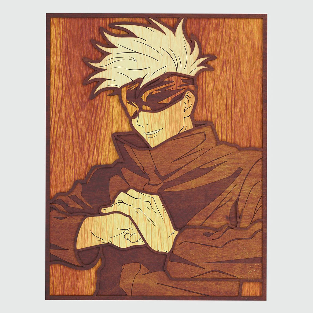 Gojo Satoru (Jujutsu Kaisen) Layered Design for cutting - LaserCraftum