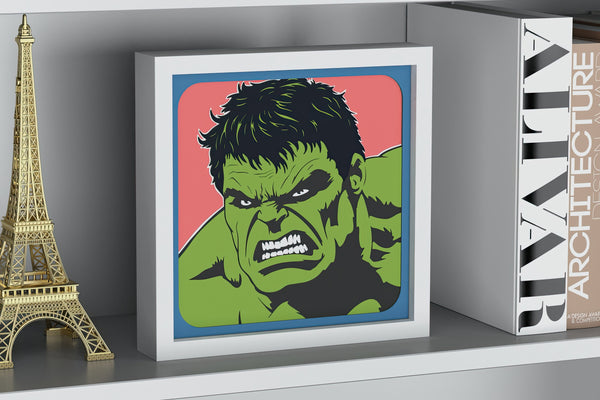 Hulk Shadow Box. File for cutting