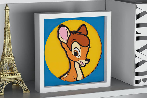 Bambi Shadow Box. File for cutting