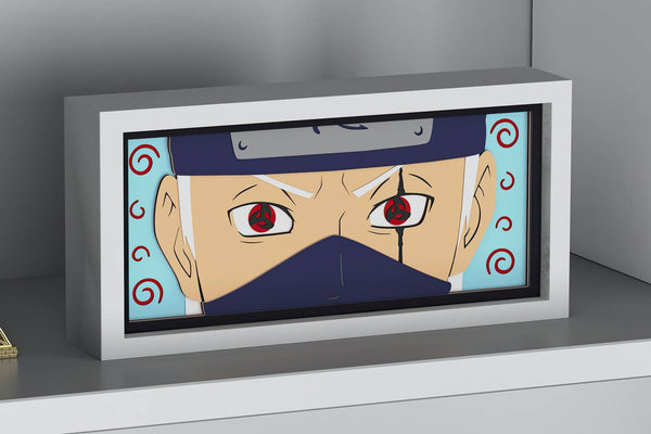 Kakashi Eyes Shadow Box. File for cutting