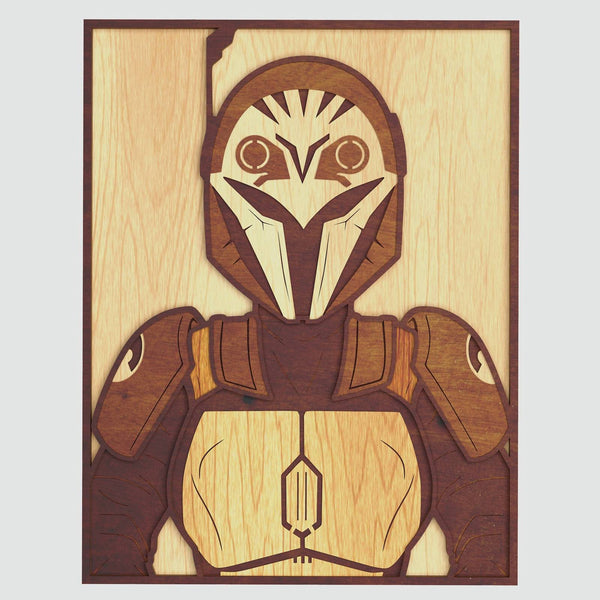 Bo-Katan Kryze (Mandalorian) Layered Design for cutting