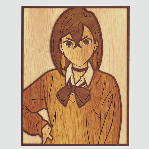 Momo Ayase (Dandadan) Layered Design for cutting