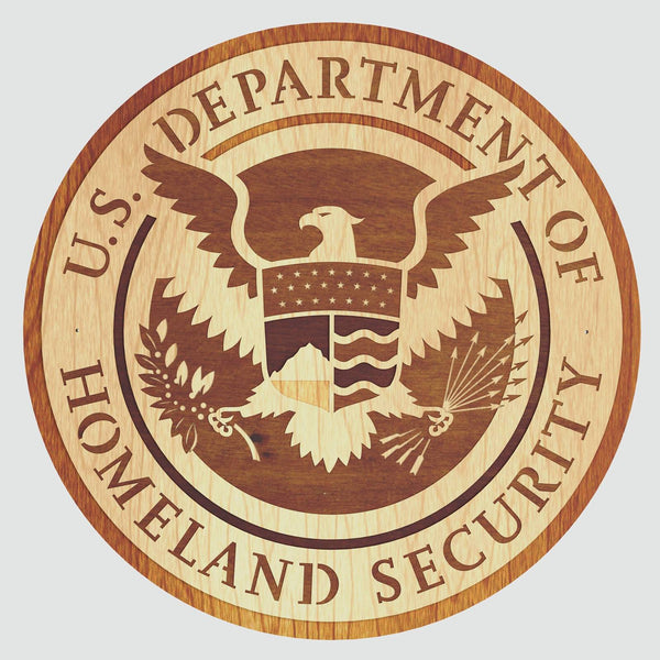 US Department Of Homeland Security Logo Layered Design for cutting