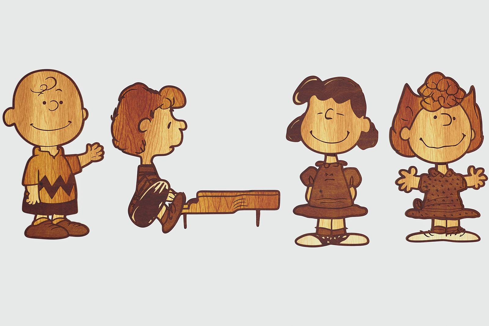 Peanuts Layered Design for cutting - LaserCraftum