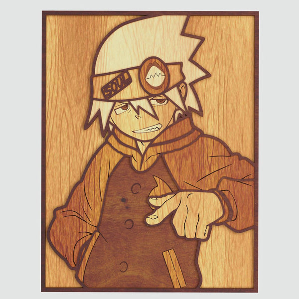 Soul from Soul Eater Layered Design for cutting