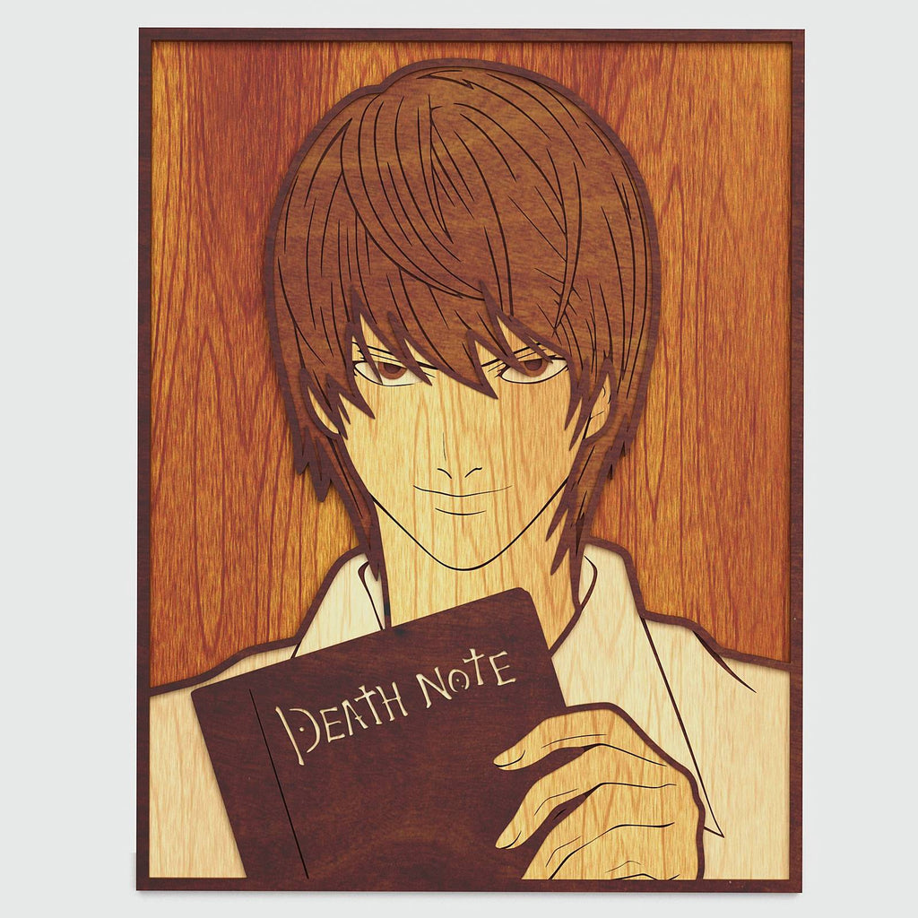 Cut Death Note Light Yagami (Death Note) Layered Design for cutting - LaserCraftum