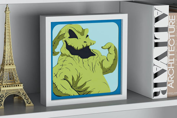 Oogie Boogie Shadow Box. File for cutting