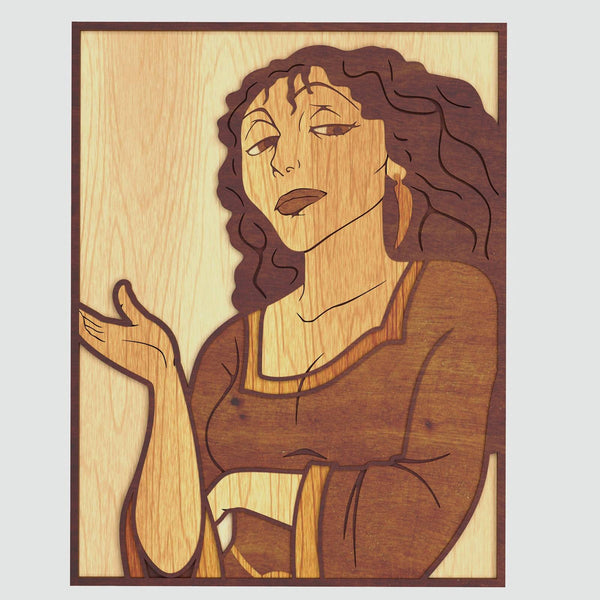 Mother Gothel (Tangled) Layered Design for cutting
