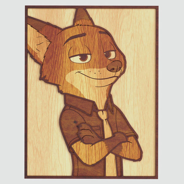 Nick Wilde (Zootopia) Layered Design for cutting