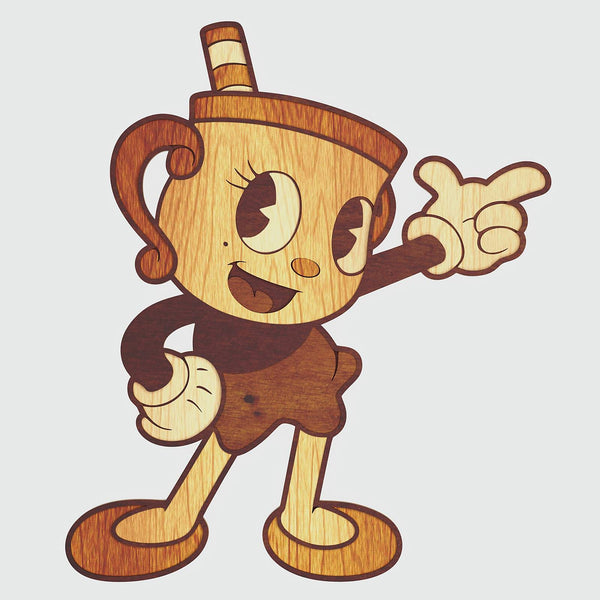 Ms. Chalice (Cuphead) Layered Design for cutting