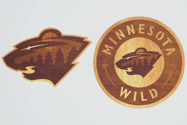 Minnesota Wild Layered Design for cutting