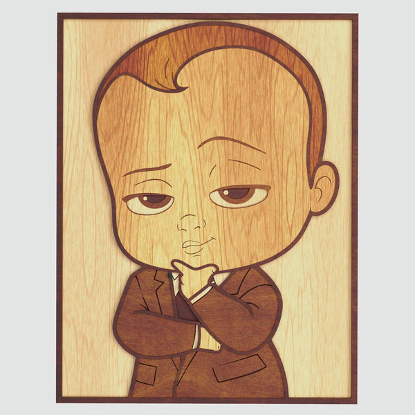 Teddy From Boss Baby Layered Design for cutting
