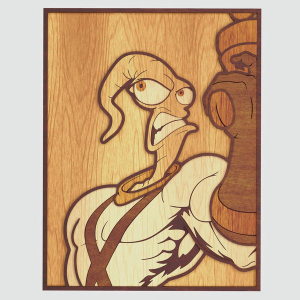 Earthworm Jim Layered Design for cutting